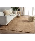 Jaipur Living Aboo Natural Solid Beige Area Rug 10'X14'