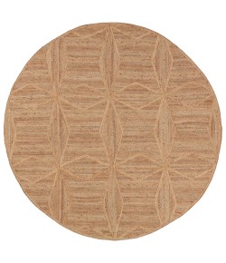 Jaipur Living Naturals Tobago Abel NAT23 Beige 8 ft. Rnd Round Rug