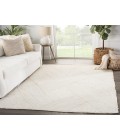 NAT35 Vero Rug Jaipur Living Vero Natural Trellis Ivory Round Area Rug 8' RND