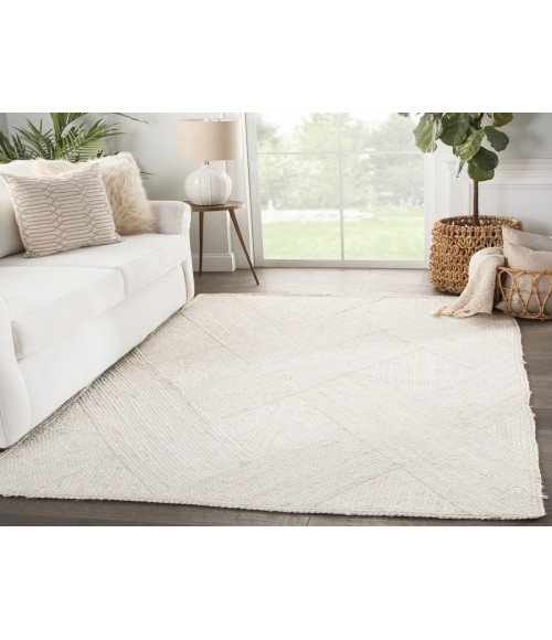 NAT35 Vero Rug Jaipur Living Vero Natural Trellis Ivory Round Area Rug 8' RND