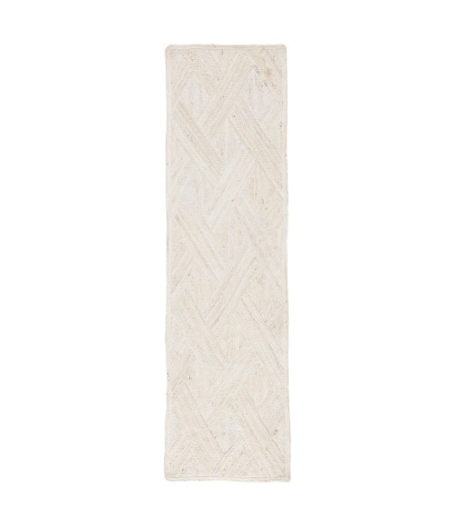 Jaipur Living Vero Natural Trellis Ivory Runner Rug (2'6"X9')