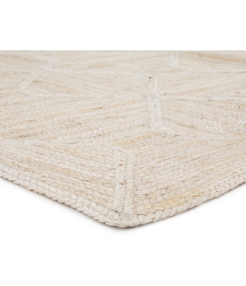 Naturals Tobago Area Rug Jaipur Living Sisal Bow Natural Trellis Ivory/ Beige Area Rug (5'X8')