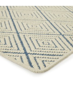 Barclay Butera By Jaipur Living Pacific Natural Trellis Blue/ Ivory Nbb01 Area Rug 5 ft. X 8 ft. Rectangle