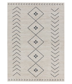 Vibe by Jaipur Living Nadine Taos NDN01 Cream - Dark Slate 5 ft. 3 in. X 8 ft. Rectangle Rug
