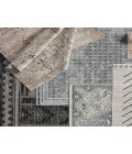 Vibe by Jaipur Living Allora Trellis Light Gray/ Blue Area Rug 4'X6'