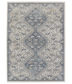 Vibe by Jaipur Living Nadine Yucca NDN06 Cream - Blue 6 ft. 7 in. X 9 ft. 6 in. Rectangle Rug