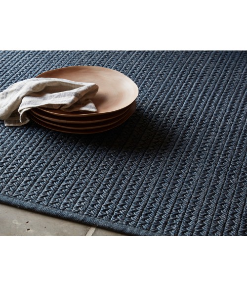 Jaipur Living Iver Indoor/ Outdoor Solid Blue/ Gray Area Rug 12'X15'