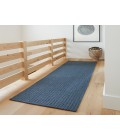 Jaipur Living Iver Indoor/ Outdoor Solid Blue/ Gray Runner Rug 3'X12'