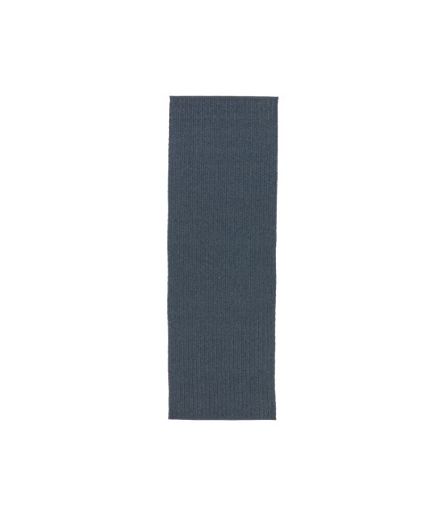 Jaipur Living Iver Indoor/ Outdoor Solid Blue/ Gray Runner Rug 3'X12'