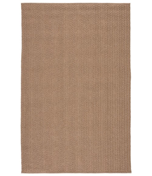 Jaipur Living Iver Indoor/ Outdoor Solid Tan Area Rug (8'10"X11'9")