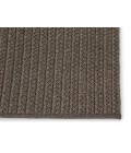 Jaipur Living Iver Indoor/ Outdoor Solid Gray/ Taupe Area Rug (7'6"X9'6")