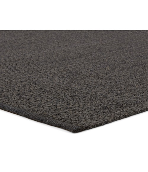 Jaipur Living Iver Handmade Indoor/Outdoor Solid Dark Gray Area Rug 6'X9'