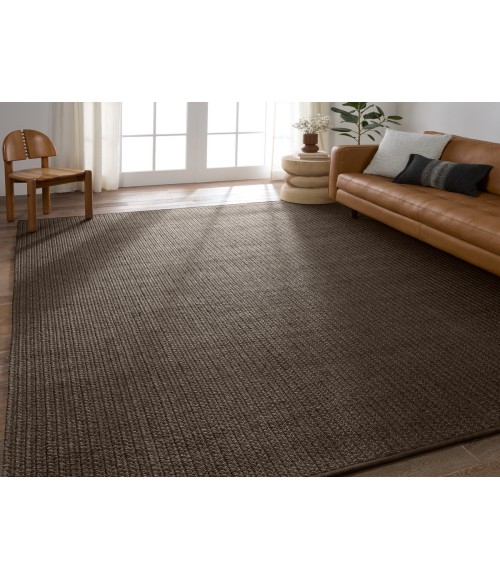 Jaipur Living Iver Handmade Indoor/Outdoor Solid Dark Gray Area Rug 6'X9'