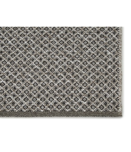 Nirvana Area Rug Jaipur Living Foster Indoor/ Outdoor Trellis Gray/ White Area Rug (7'6"X9'6")