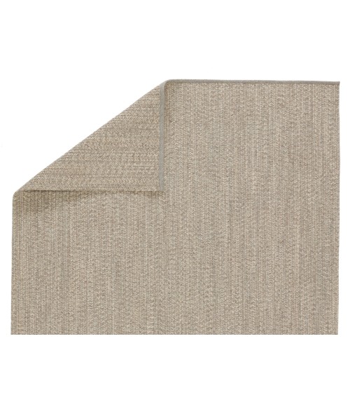 Jaipur Living Sven Indoor/ Outdoor Solid Taupe/ Cream Area Rug (10'X14')