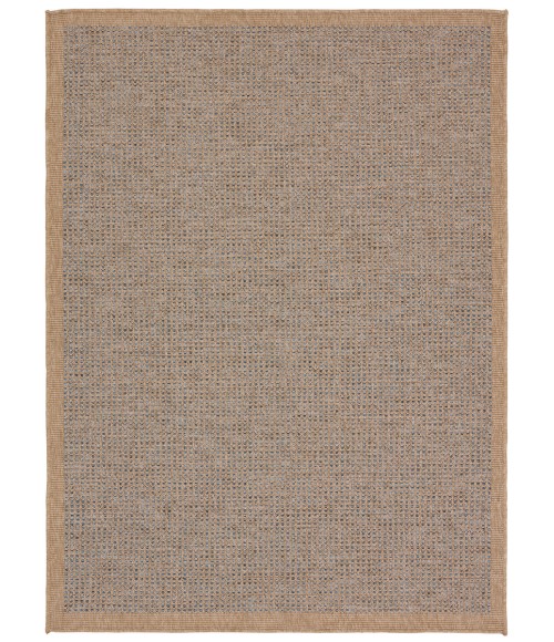 Vibe by Jaipur Living Kidal Indoor/Outdoor Solid Brown/ Blue Area Rug 2'X3'