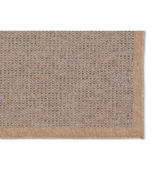 Vibe by Jaipur Living Kidal Indoor/Outdoor Solid Brown/ Blue Area Rug 2'X3'