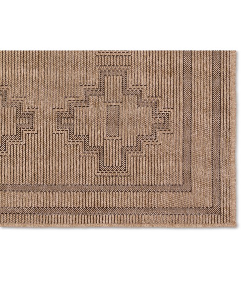 NMB04 Adrar Rug Vibe by Jaipur Living Adrar Indoor/Outdoor Tribal Brown/ Black Area Rug 9'X12'