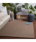 Jaipur Living Kawela Indoor/ Outdoor Solid Brown Area Rug (9'X12')