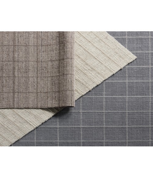 Jaipur Living Club Handmade Striped Gray/ Taupe Area Rug 10'X14'
