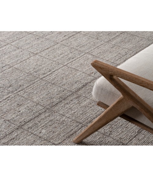 Jaipur Living Club Handmade Striped Gray/ Taupe Area Rug 10'X14'