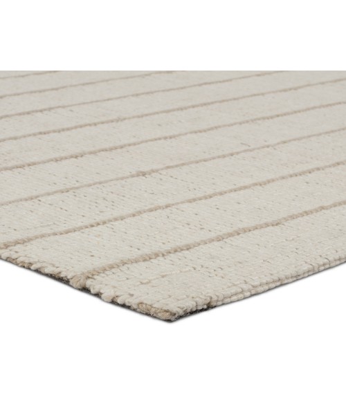 OBB02 Highgate Rug Jaipur Living Highgate Handmade Striped Cream/ Light brown Area Rug 5'X8'