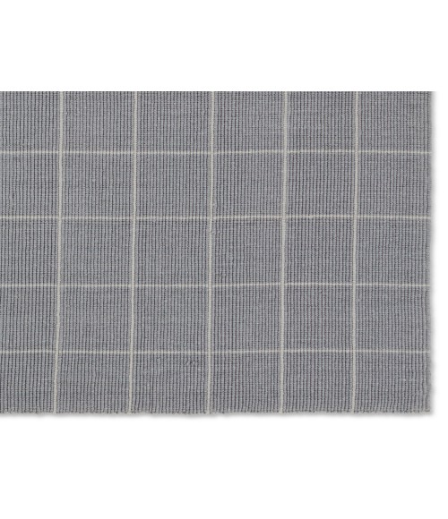 Jaipur Living Club Handmade Striped Silver Area Rug 10'X14'