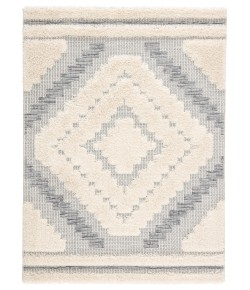 Jaipur Living Sani Indoor/ Outdoor Geometric Gray/ Cream Pad01 Area Rug 2 ft. X 3 ft. 7 in. Rectangle