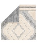 Jaipur Living Sani Indoor/ Outdoor Geometric Gray/ Cream Area Rug (7'10"X10'10")