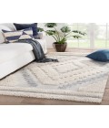 Jaipur Living Sani Indoor/ Outdoor Geometric Gray/ Cream Area Rug (7'10"X10'10")