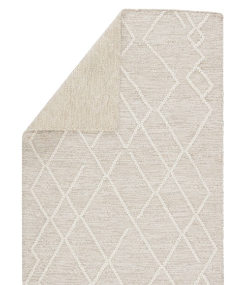 Jaipur Living Moab Natural Geometric Light Gray/ Ivory Area Rug (5'X8')