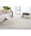Jaipur Living Moab Natural Geometric Light Gray/ Ivory Area Rug (5'X8')