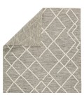 Jaipur Living Moab Natural Geometric Gray/ Ivory Area Rug (9'X12')