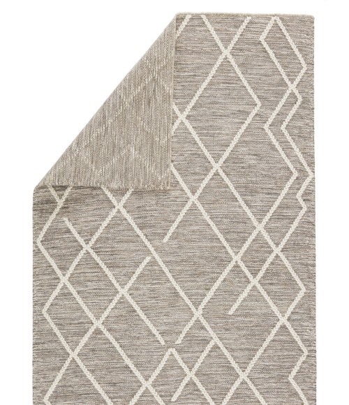 Jaipur Living Moab Natural Geometric Gray/ Ivory Area Rug (5'X8')