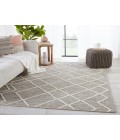 Jaipur Living Moab Natural Geometric Gray/ Ivory Area Rug (5'X8')