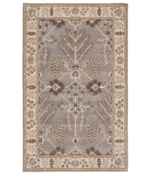 Jaipur Living Chambery Handmade Floral Gray/ Beige Area Rug (9'X12')