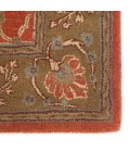 Jaipur Living Chambery Handmade Floral Orange/ Brown Area Rug (9'X12')