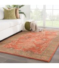 Jaipur Living Chambery Handmade Floral Orange/ Brown Area Rug (9'X12')