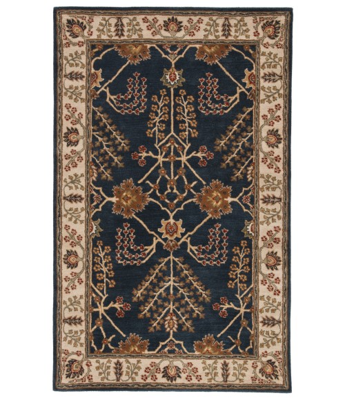Poeme Area Rug Jaipur Living Chambery Handmade Floral Blue/ Multicolor Area Rug (9'6"X13'6")