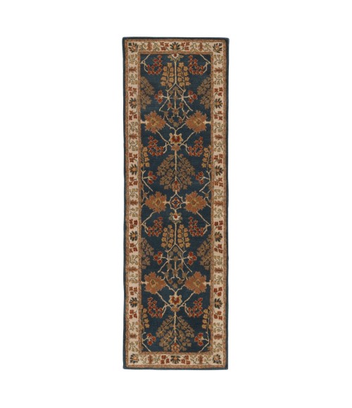 Poeme Area Rug Jaipur Living Chambery Handmade Floral Blue/ Multicolor Runner Rug (2'6"X8')