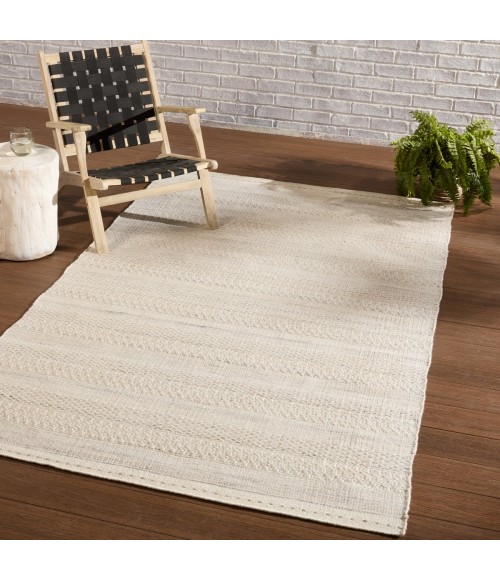 Jaipur Living Lenna Indoor/ Outdoor Tribal Cream/ Light Gray Area Rug 9'X12'