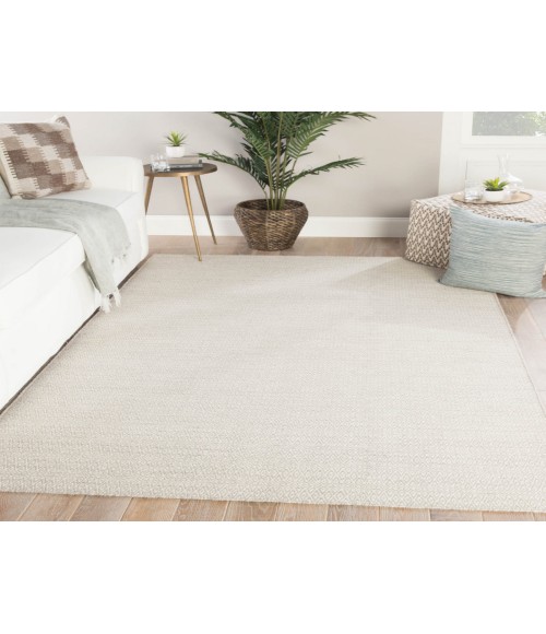 Jaipur Living Eulalia Handmade Geometric Light Gray/ Ivory Area Rug (7'10"X9'10")