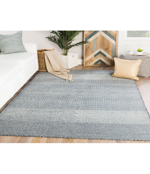 Jaipur Living Glace Handmade Geometric Dark Blue/ Ivory Area Rug (8'10"X11'9")
