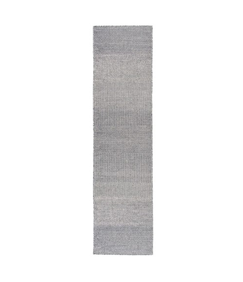 Jaipur Living Glace Handmade Geometric Dark Blue/ Ivory Runner Rug (2'6"X10')