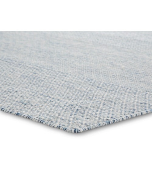 Jaipur Living Glace Handmade Geometric Light Blue/ Ivory Area Rug (7'10"X9'10")