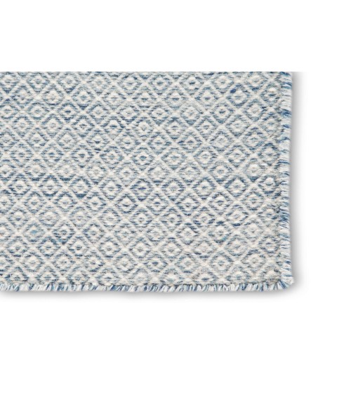 Jaipur Living Glace Handmade Geometric Light Blue/ Ivory Area Rug (8'10"X11'9")