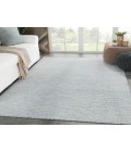 Jaipur Living Glace Handmade Geometric Light Blue/ Ivory Area Rug (8'10"X11'9")
