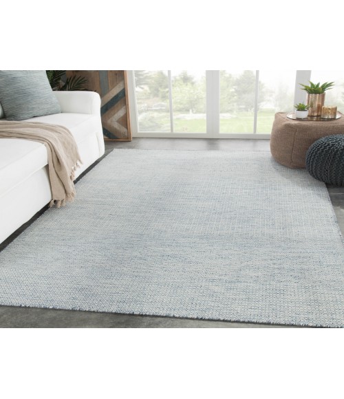 Jaipur Living Glace Handmade Geometric Light Blue/ Ivory Area Rug (7'10"X9'10")