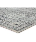 POLARIS RUG Jaipur Living Langley Indoor/ Outdoor Medallion Gray/ Blue Runner Rug (2 8"X10 )