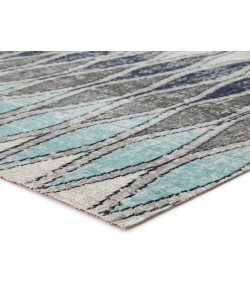 Jaipur Living Polaris Norwich POL02 Gray/Blue 5 ft. 11 in. X 5 ft. 11 in. Round Rug